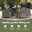 4 - Person Patio Dining Set Rectangular Table-969948502