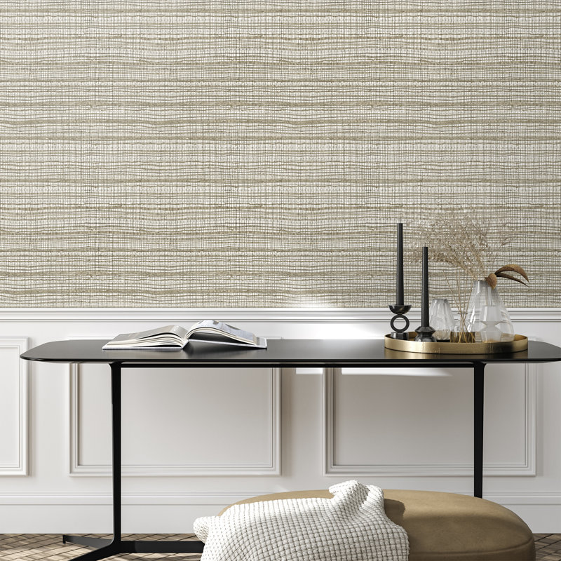 Salt Fondo Wild Grass Effect Wallpaper Roll, Beige
