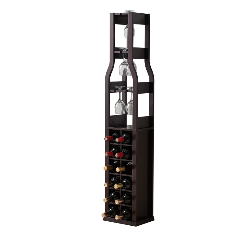 Support à vin pour porte-bouteilles avec porte-verres Granger