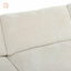 Modular Sectional Sofa with Ottoman, L-Shaped Corner Design for Spacious and Comfortable Living Room Seating