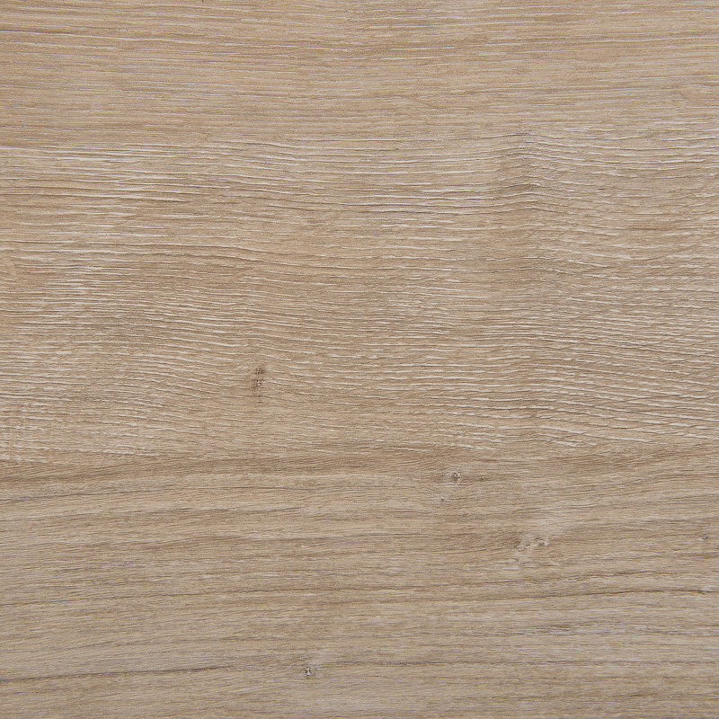 Swansea Metal Base Dining Table, Light Wood