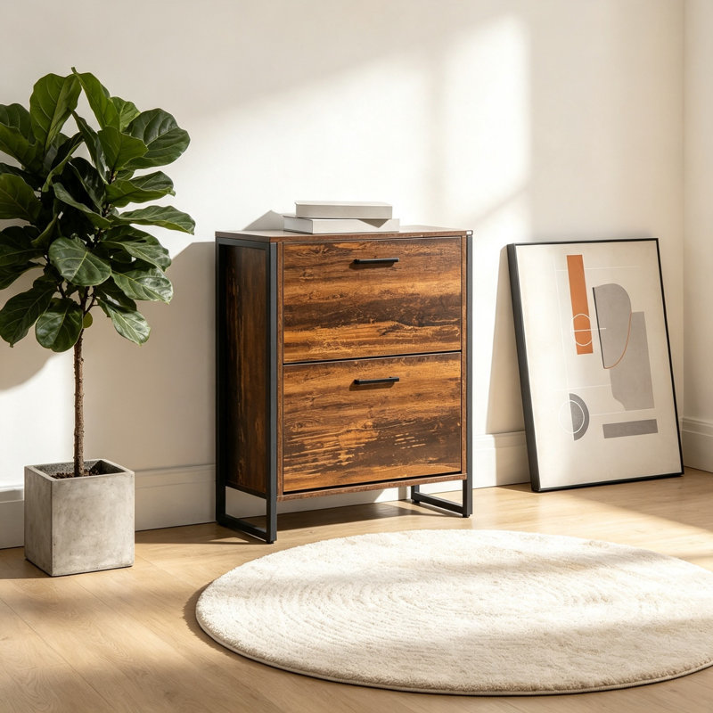 12 Pair Shoe Storage Cabinet