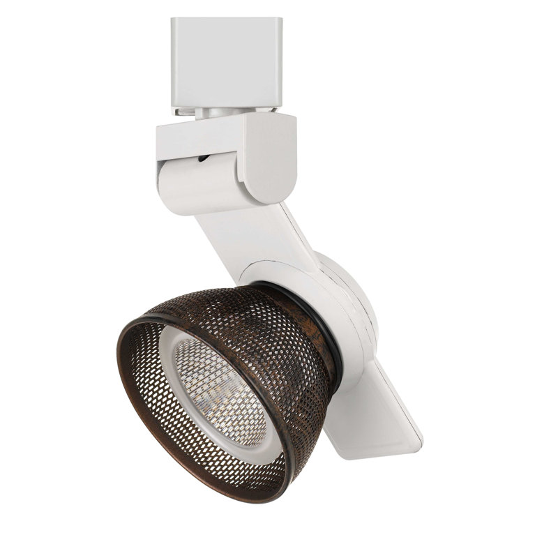 Tête de luminaire de rail del, Rouille, Blanc