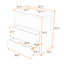 Meuble-lavabo autoportant contemporain avec lavabo en céramique et tiroirs de rangement-1236355458