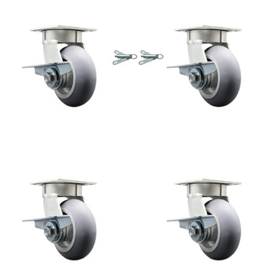 Kingpinle Thermoplastic Caster Set