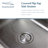 Radius 33'' L Double Bowl Granite Kitchen Sink-48407070