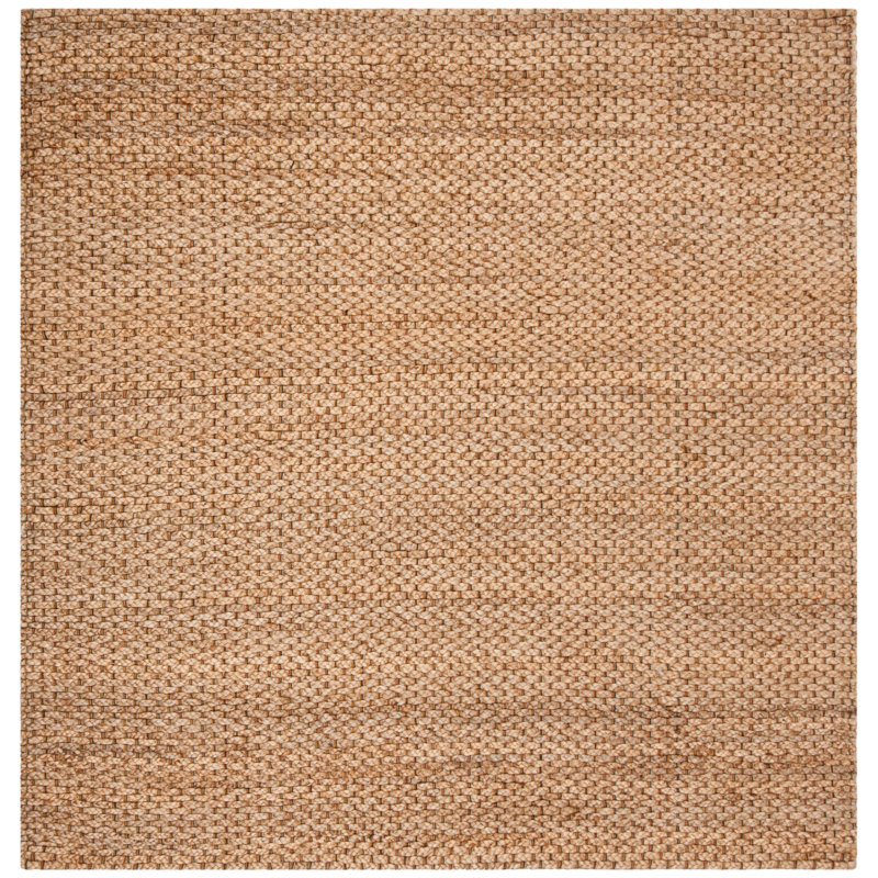 Tapis naturel tissé à la main Jameson, Carré 6 pi