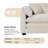 Helmich Modern Corduroy Comfort Modular Combo Cloud Sofa.-824996138