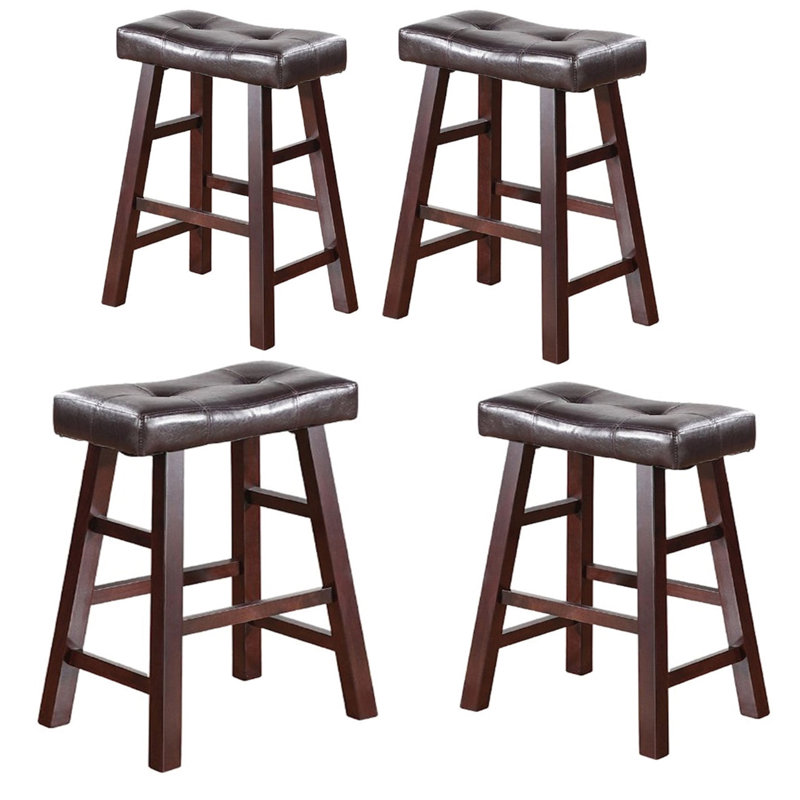 Arwel Bar & Counter Stool  Tufted Cushion, Bar Stool (29” Seat Height)