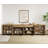 4 In 1 TV Stand For Tvs Up To 120 Inches, Modern TV Console With Glass Doors And 2 Drawers, Media Console With Adjustable Shelf For Living Room, Bedroom-1021731306
