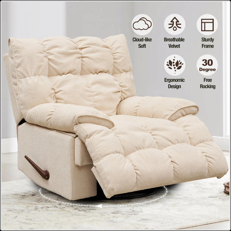 Fauteuil inclinable Sitjoy Classic - blanc