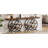 39.4" Industrial 4-Tier Entryway Console Table With Geometric Circle Metal Frame & Storage Shelves - Rustic Brown Accent Sofa Table For Living Room & Hallway
