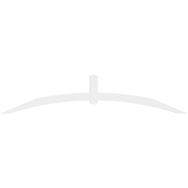 Support pour pignon en PVC Archdale, H 20 po x l 96 po (pas 5/12), P 2 po x F 4 po