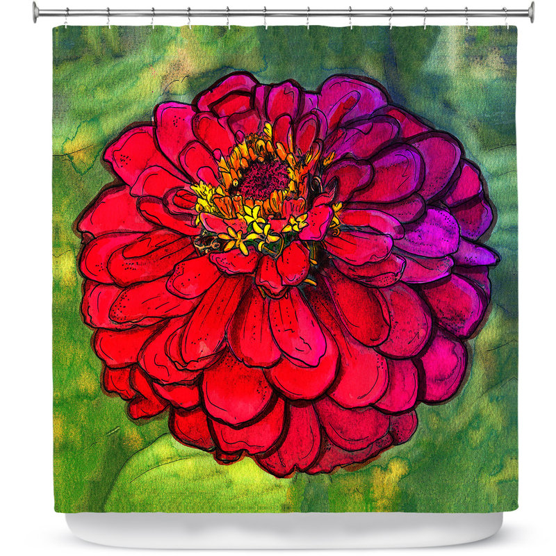 Rideau de douche simple parisian zinnia