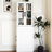 70.3" Tall 4 Tier Pull-Out 2 Glass Doors Multi-Functional Shelf Modern Wooden Display Cabinet For Living Room And Salon Organization H Storage Dining-1739570441