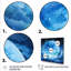 Art mural bleu et noir «Cosmic Plaet II»-919047784-919047781