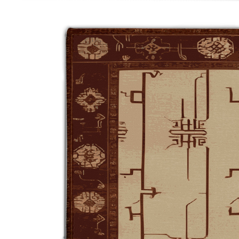 Tapis intérieur et extérieur ArtDeco, Rectangulaire 2 pi x 3 pi