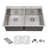 Drop In Kitchen Sink Double Bowl