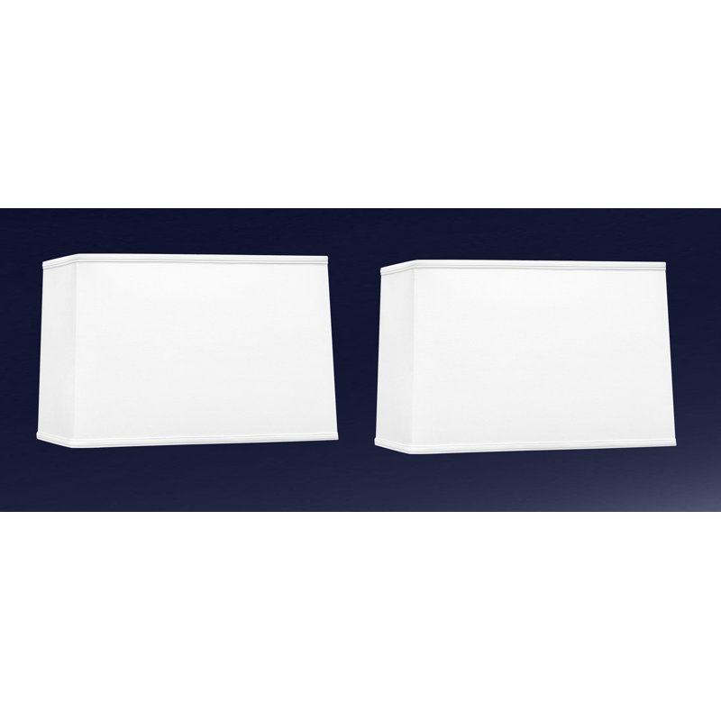 10'' H x 9'' W Linen Rectangle Lamp Shade