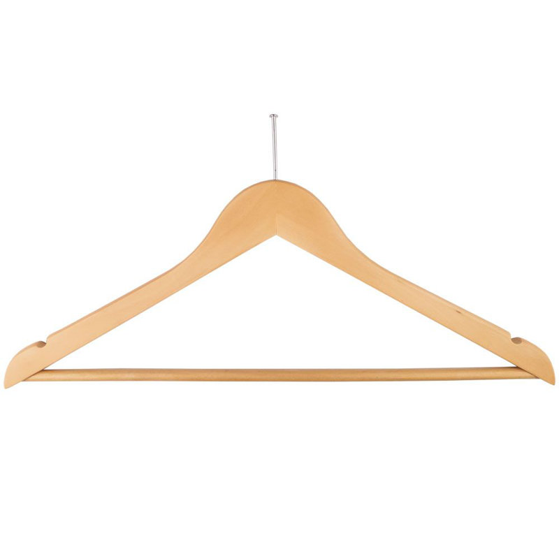 Cintre en bois pour homme, Naturel