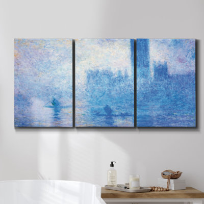 " The Boulevard Of Heloise In Argenteuil 1872 " 3 - Pieces