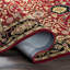 Tapis oriental en laine bourgogne et noir touffeté à la main Graziani-19600840