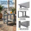 Table d'appoint de terrasse extérieure en PEHD toutes saisons 16,5 po Adirondack-1286559264