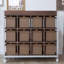 Retro industrial style multi-drawer storage cabine
