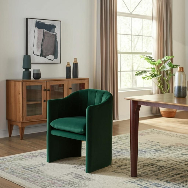 Chaise de salle à manger rembourrée Green