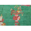 Tapis art déco vert 10 x 14