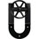 Ensemble de quincaillerie de porte de grange simple standard Premium Wagon Wheel Horseshoe Roller Hanger