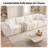 140" Boneless Modular Sectional Sofa, 4 Seat Chenille Couch for Living Room, No Assembly Required-662068621-655464097