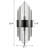 Gorrian Stainless Steel Flush Mounted Sconce