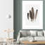 « plumes ii »-cadre photo imprimé sur papier