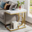 Table d'appoint en forme de C