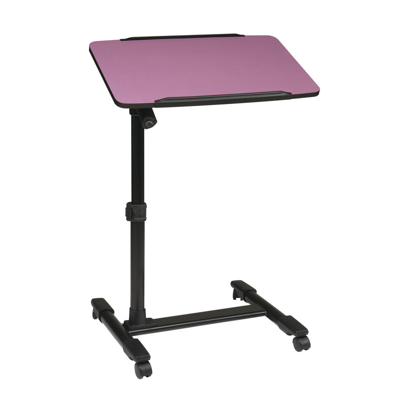 Chariot pour ordinateur portable réglable, Mauve