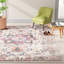 Tapis oriental fuchsia et ivoire Christa-1222968101
