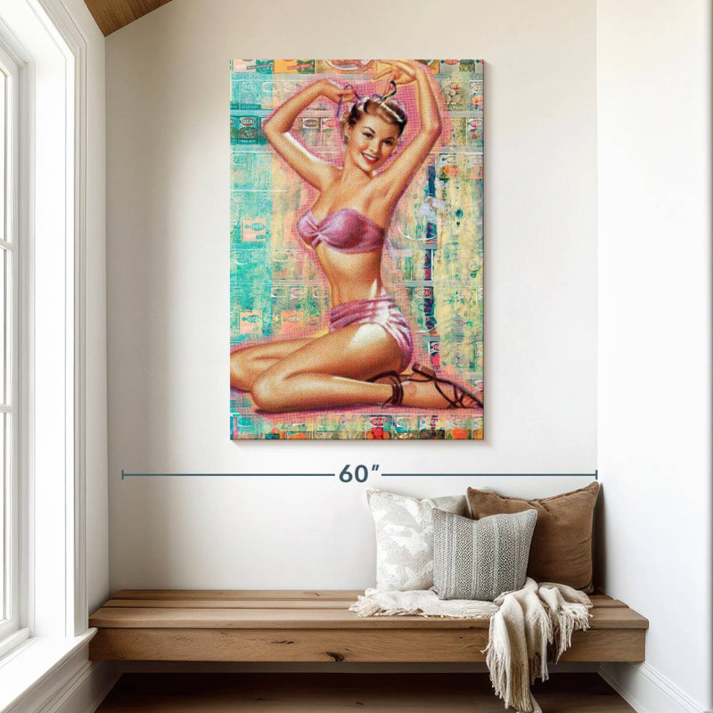 Shuttleworth Pin-Up I, 48" H x 32" W