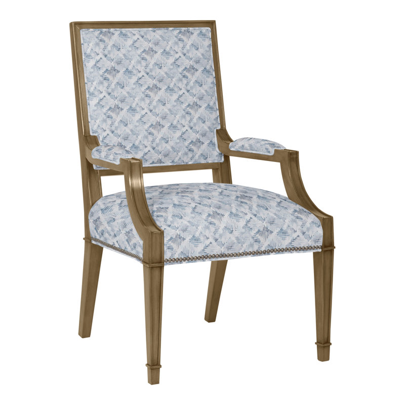 Michael Weiss Leighton Arm Chair, Hampton, Kennelly Snow, Yes
