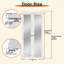 Porte pliante en bois manufacturé 3-Lite-101114939