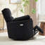 Élégant fauteuil inclinable électrique berçant pivotant avec coussins personnalisables pour un confort maximal-1455186571