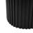 Cole And Grey Wood Handmade Ribbed Side End Accent Table With Slatted Base-2142445167