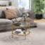 Table d'appoint avec rangement HOMcom