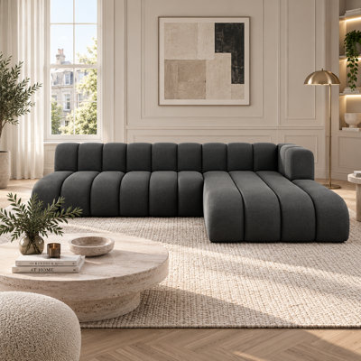 1 Seater Velvet Chaise End Sofa