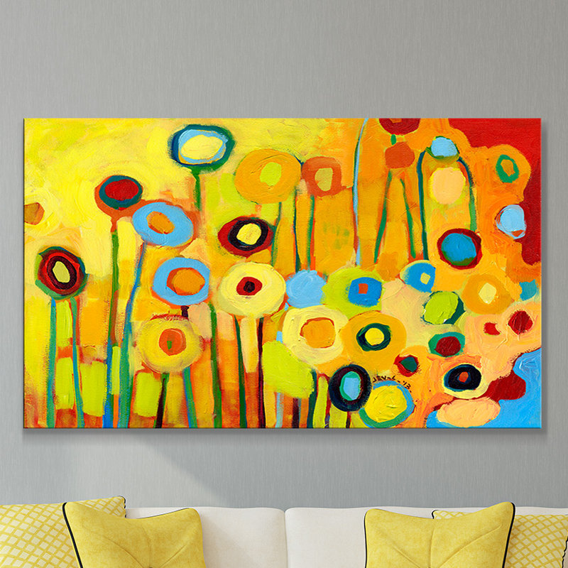 "Growing No.5" par Jennifer Lommers, reproduction d'art sur toile tendue, H 18 po x l 30 po x P 1 po