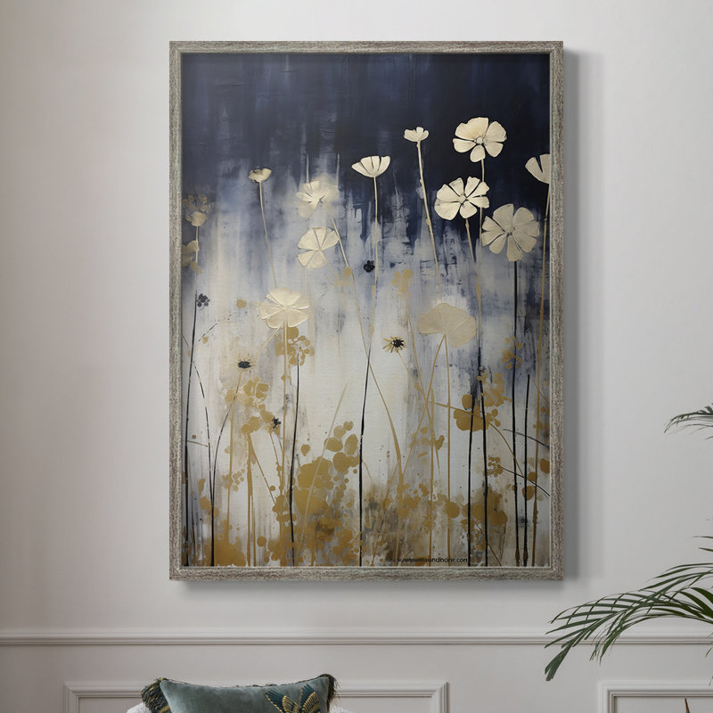 Reproduction encadrée FLORAL Series CECXCV - bois massif, null