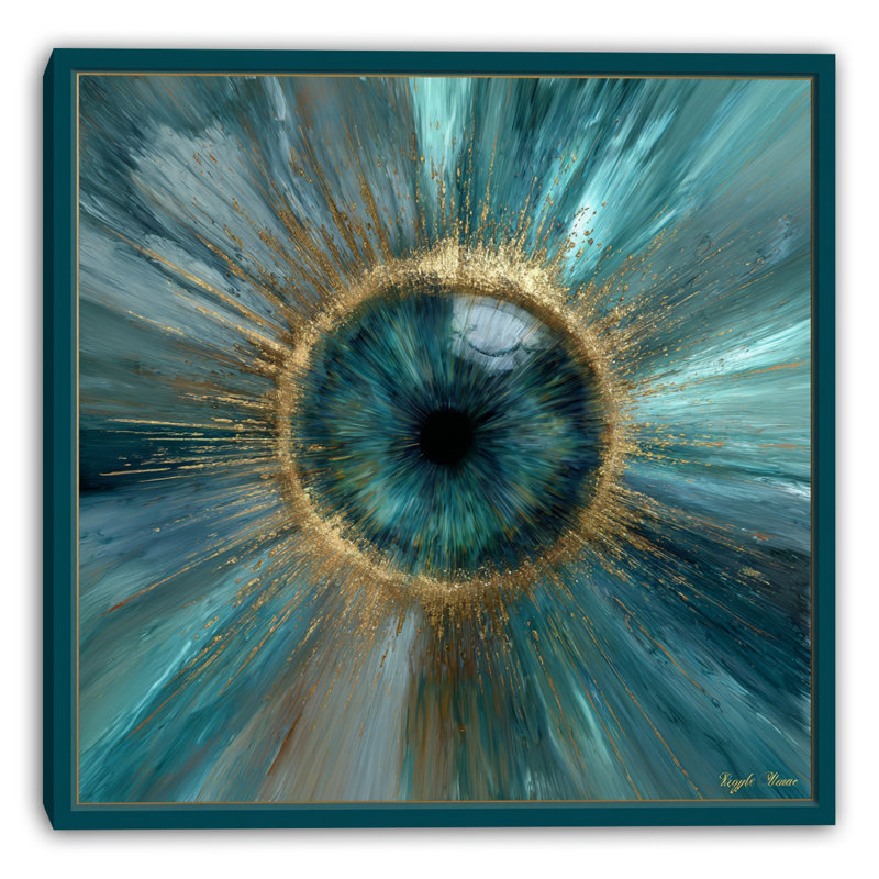 «Visionary Eye», art mural sur toile tendue