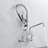 Commercial Kitchen Faucet Deck Mount With Pre-Rinse Sprayer Kitchen Sink Faucet 8 Inch Center With 10" Add-On Swing Spout Faucet & Coiled Spring Pull Down Spray