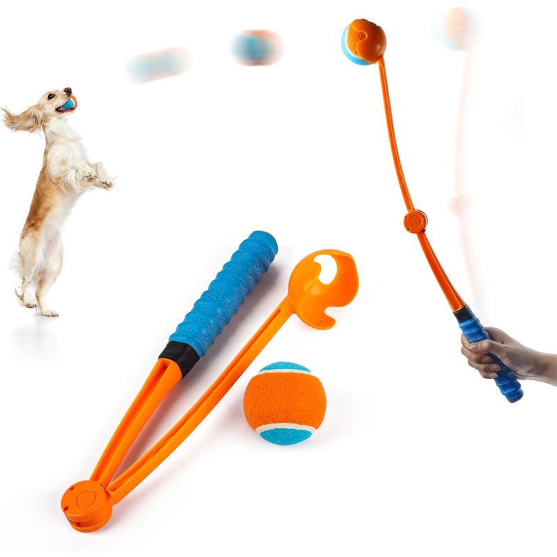 Lance-balles pliable pour lanceur de balles pour chien