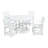 POLYWOOD Traditional Garden 5-Piece Round Farmhouse Dining Set-9706362